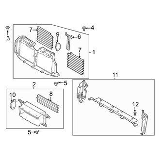 Ford OE - Radiator Support - Splash Shields