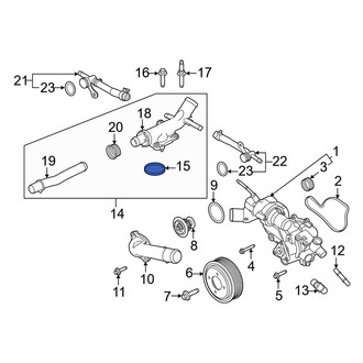 Ford OE - Engine Coolant Pipe Gasket