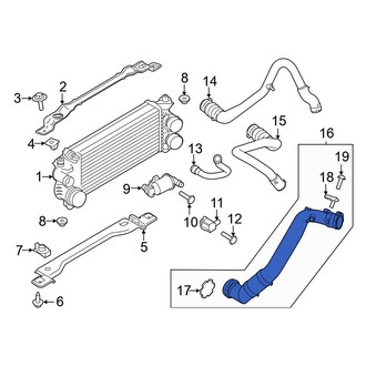 Ford OE - Turbocharger Outlet Tube