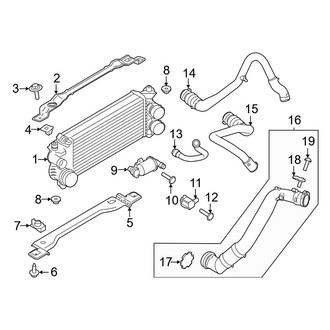 Ford OE - Cooling - Intercooler (2.7L)