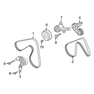 Ford OE - Cooling - Belts & Pulleys (3.0L)