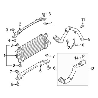 Ford OE - Cooling - Intercooler (3.0L)