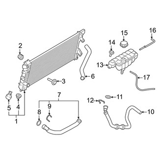 Ford OE - Cooling - Radiator & Components (3.3L)