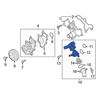 Ford OE - Engine Coolant Thermostat Kit