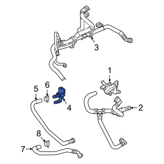 Ford OE - HVAC Heater Control Valve