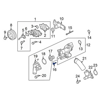Ford OE - Engine Oil Filter Adapter Bolt