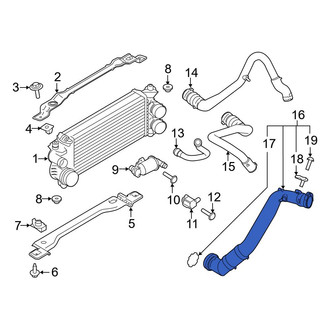 Ford OE - Left Intercooler Pipe