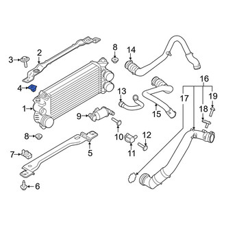 Ford OE - Upper Intercooler Nut