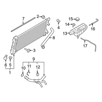 Ford OE - Cooling - Radiator & Components (5.0L Flex)