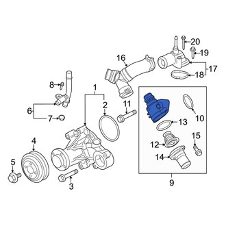 Ford OE - Engine Coolant Thermostat Kit