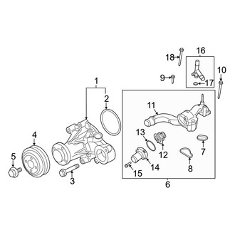 Ford OE - Engine Coolant Thermostat Kit