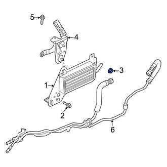 Ford OE - Automatic Transmission Oil Cooler Nut