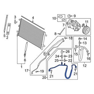 Ford OE - A/C Refrigerant Discharge Hose