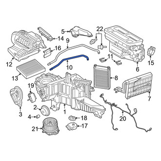 Ford OE - HVAC Heater Hose