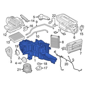 Ford OE - HVAC Unit Case Assembly