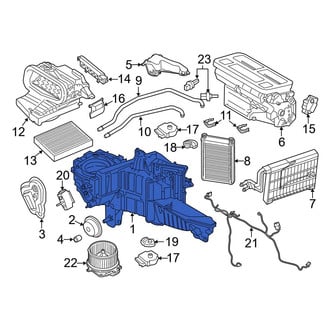 Ford OE - HVAC Unit Case Assembly
