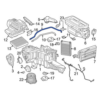 Ford OE - HVAC Heater Hose
