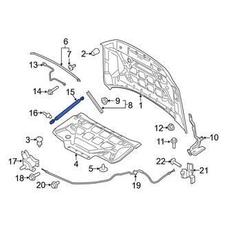 Ford OE - Hood Lift Support