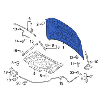 Ford OE - Front Hood Panel