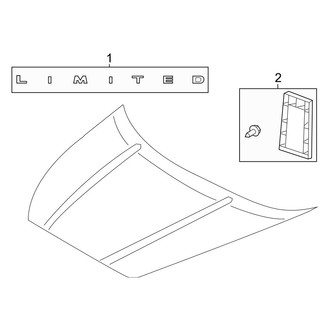 Ford OE - Hood - Exterior Trim (King Ranch / Lariat / Limited / Platinum / Police Responder / SSV / Tremor / XL / XLT)