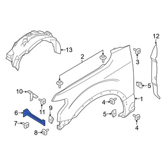 Ford OE - Right Fender Brace
