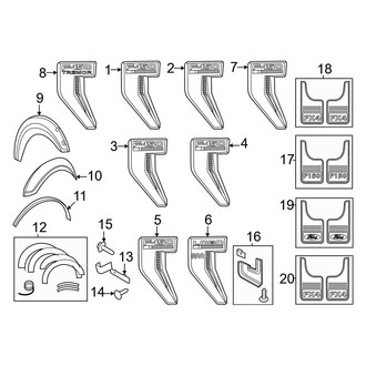 Ford OE - Fender - Exterior Trim