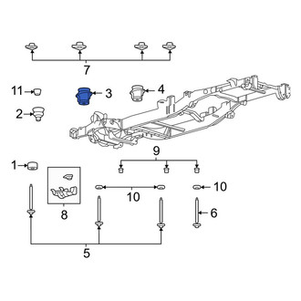 Ford OE - Center Upper Body Mount Cushion