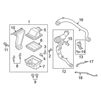 Ford OE - Engine - Air Intake (2.7L)