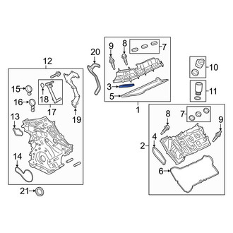 Ford OE - Right Lower Engine Valve Cover Gasket