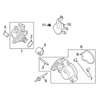 Ford OE - Battery Cable Nut