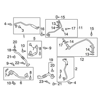 Ford OE - Engine - Hoses & Pipes (2.7L)