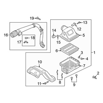 Ford OE - Engine - Air Intake (3.0L)