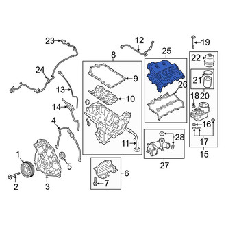 Ford OE - Upper Left Engine Intake Manifold