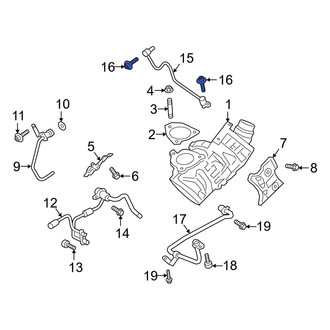 Ford OE - Turbocharger Oil Line Bolt