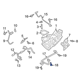 Ford OE - Turbocharger Oil Line Bolt