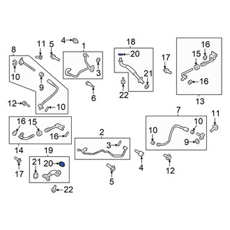 Ford OE - Turbocharger Oil Line Gasket