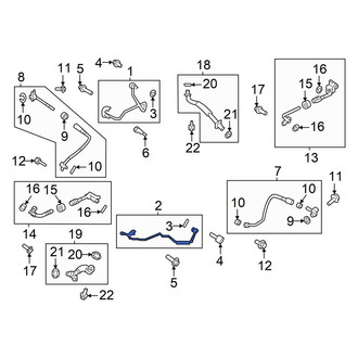 Ford OE - Left Turbocharger Oil Line