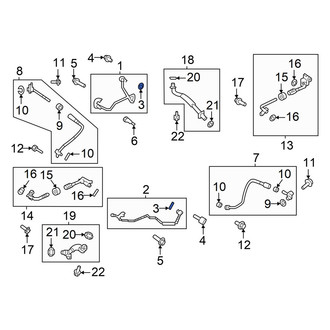 Ford OE - Turbocharger Oil Line Gasket