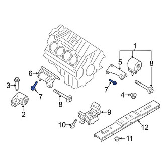 Ford OE - Left Engine Mount Bolt
