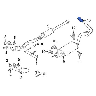 Ford OE - Exhaust Tail Pipe Tip