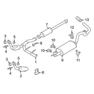 Ford OE - Exhaust System - Exhaust Components (2.7L)