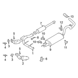 Ford OE - Exhaust System - Exhaust Components (3.5L)