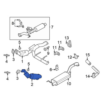 Ford OE - Left Catalytic Converter