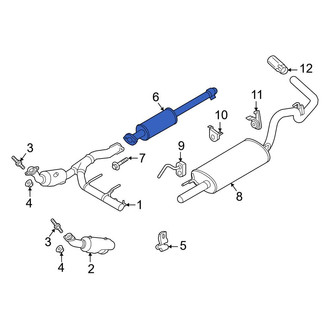 Ford OE - Exhaust Intermediate Pipe