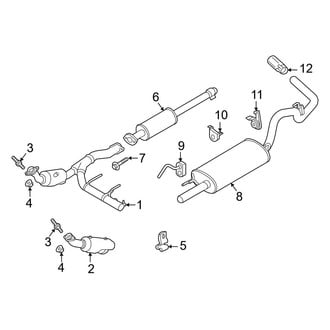 Ford OE - Exhaust System - Exhaust Components (5.0L Flex)