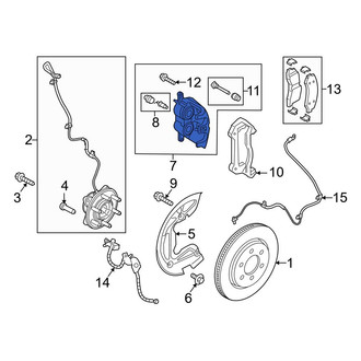 Ford OE - Rear Left Disc Brake Caliper