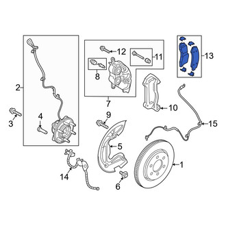 Ford OE - Front Disc Brake Pad Set