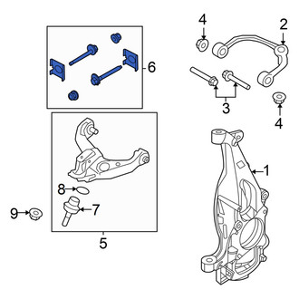 Ford OE - Lower Suspension Control Arm Bolt