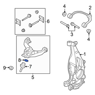 Ford OE - Front Lower Suspension Ball Joint