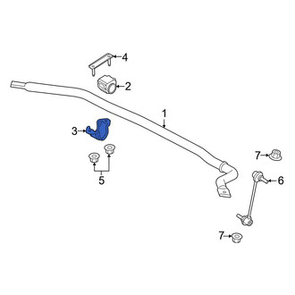 Ford OE - Front Suspension Stabilizer Bar Bracket